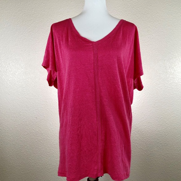 Eileen Fisher Tops - Eileen Fisher Jersey V-Neck Size L